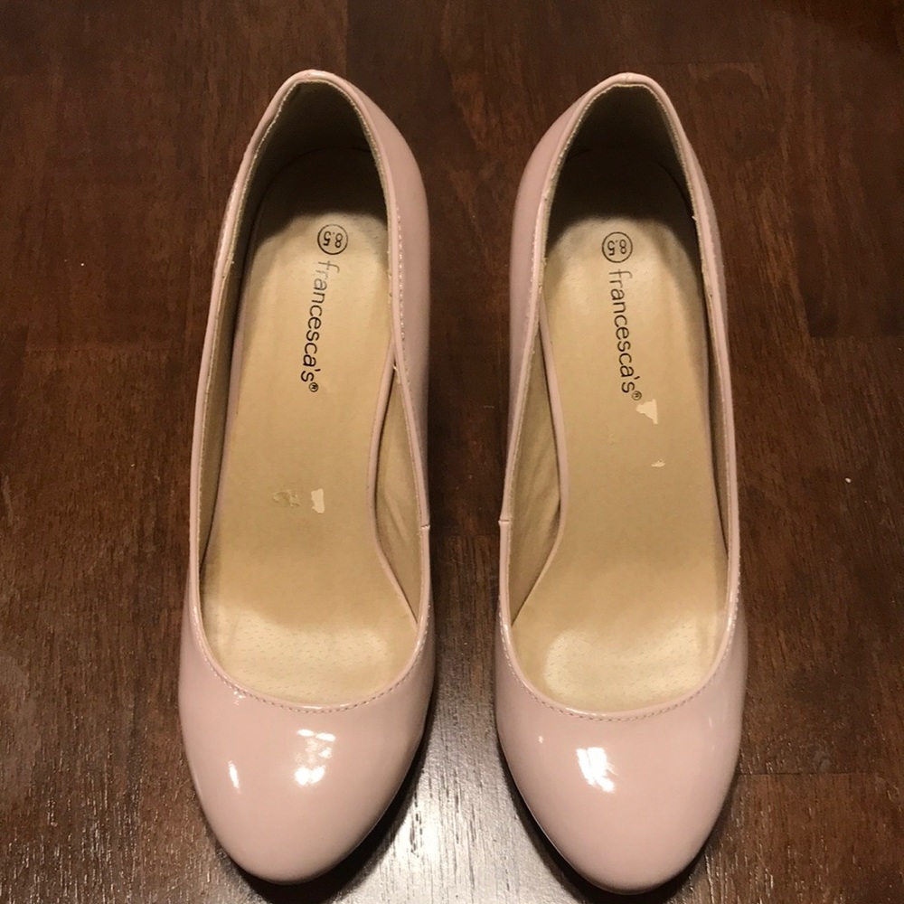 Blush color heels from Francesca’s.